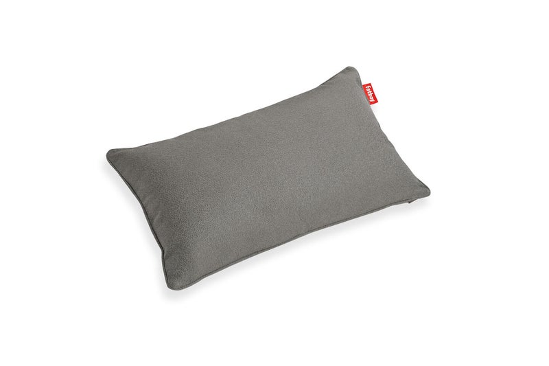 Fatboy King Outdoor Pillow | UV-resistant | Water and dirt repellent PVC coating | Indoor/Outdoor | Bleach cleanable | Stain-resistant | 100% Olefin | 66 x 40 cm - Rock grey